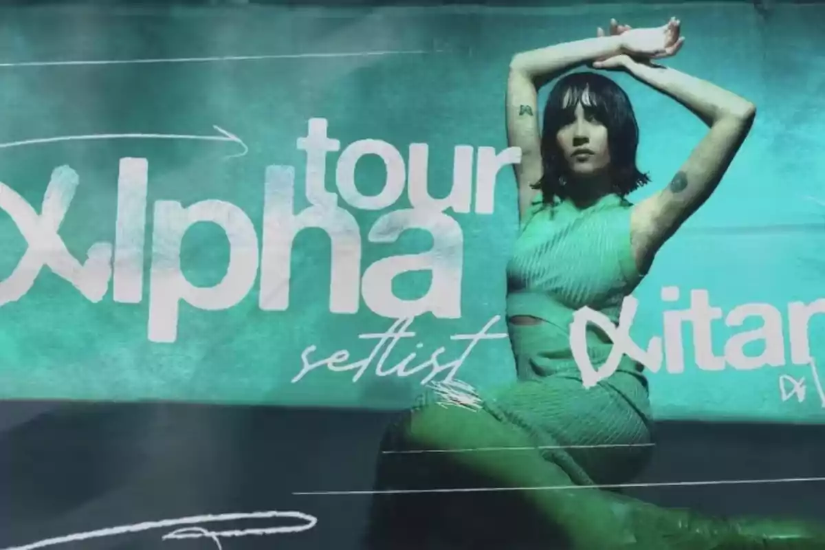 Cartel del Alpha Tour de Aitana