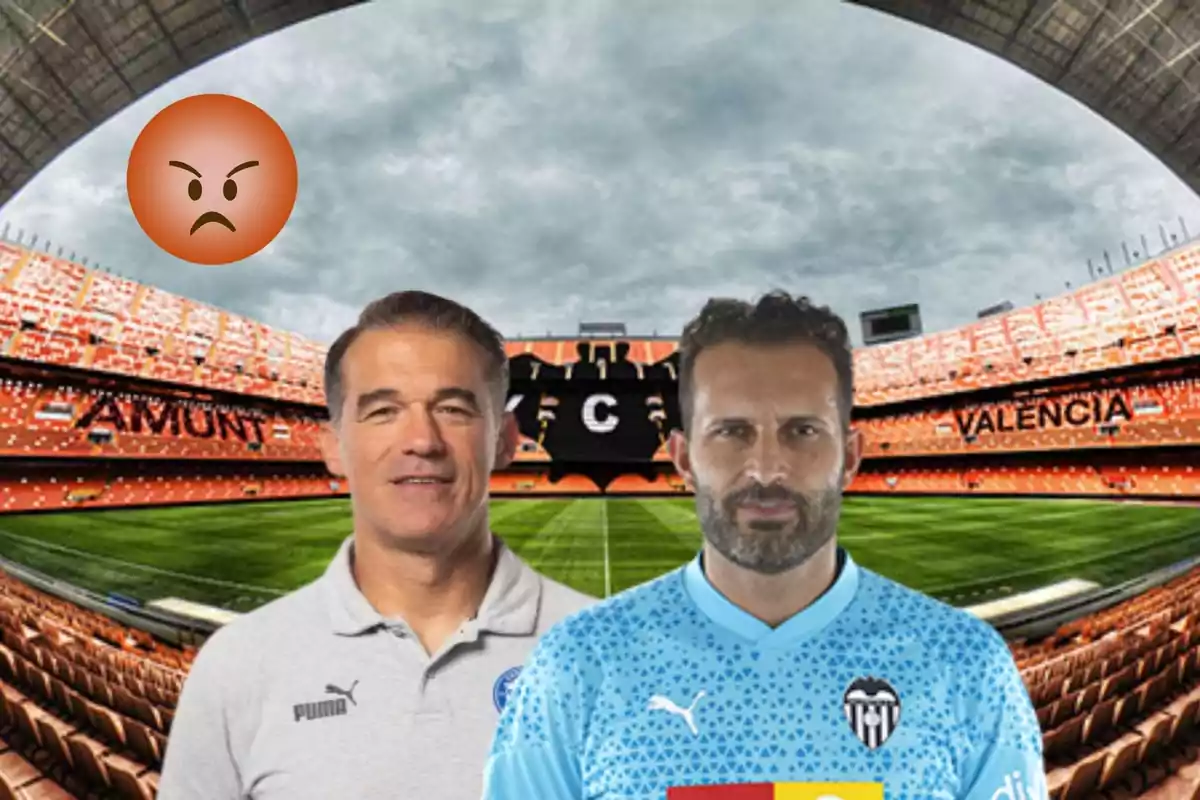 Luis García Plaza y Rubén Baraja, entrenadores de Alavés y Valencia, respectivamente