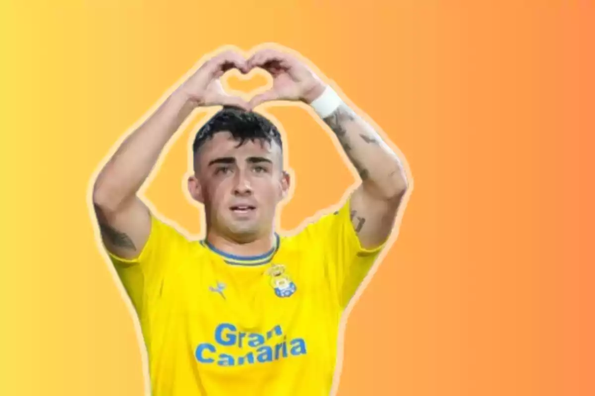 Alberto Moleiro, jugador de la UD Las Palmas