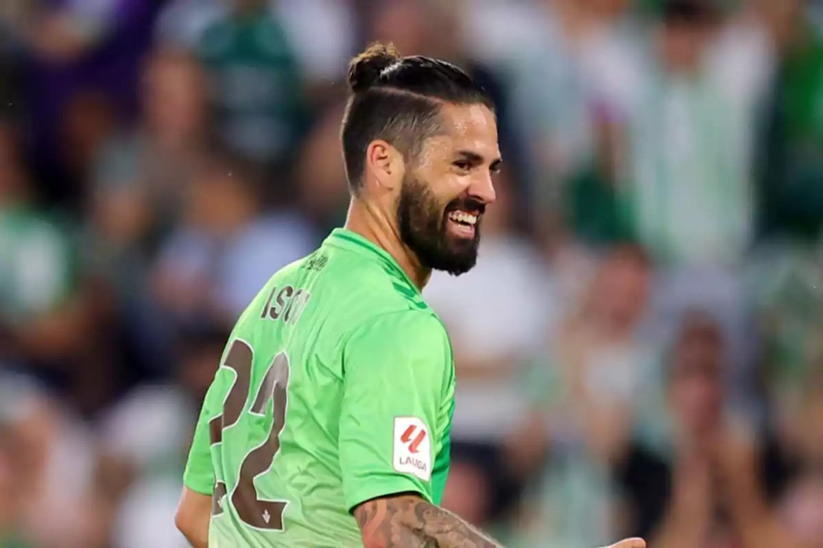 Isco en un partido con el Real Betis