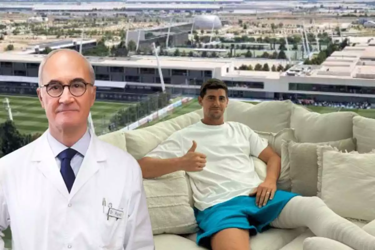 Doctor Ripoll y Thibaut Courtois