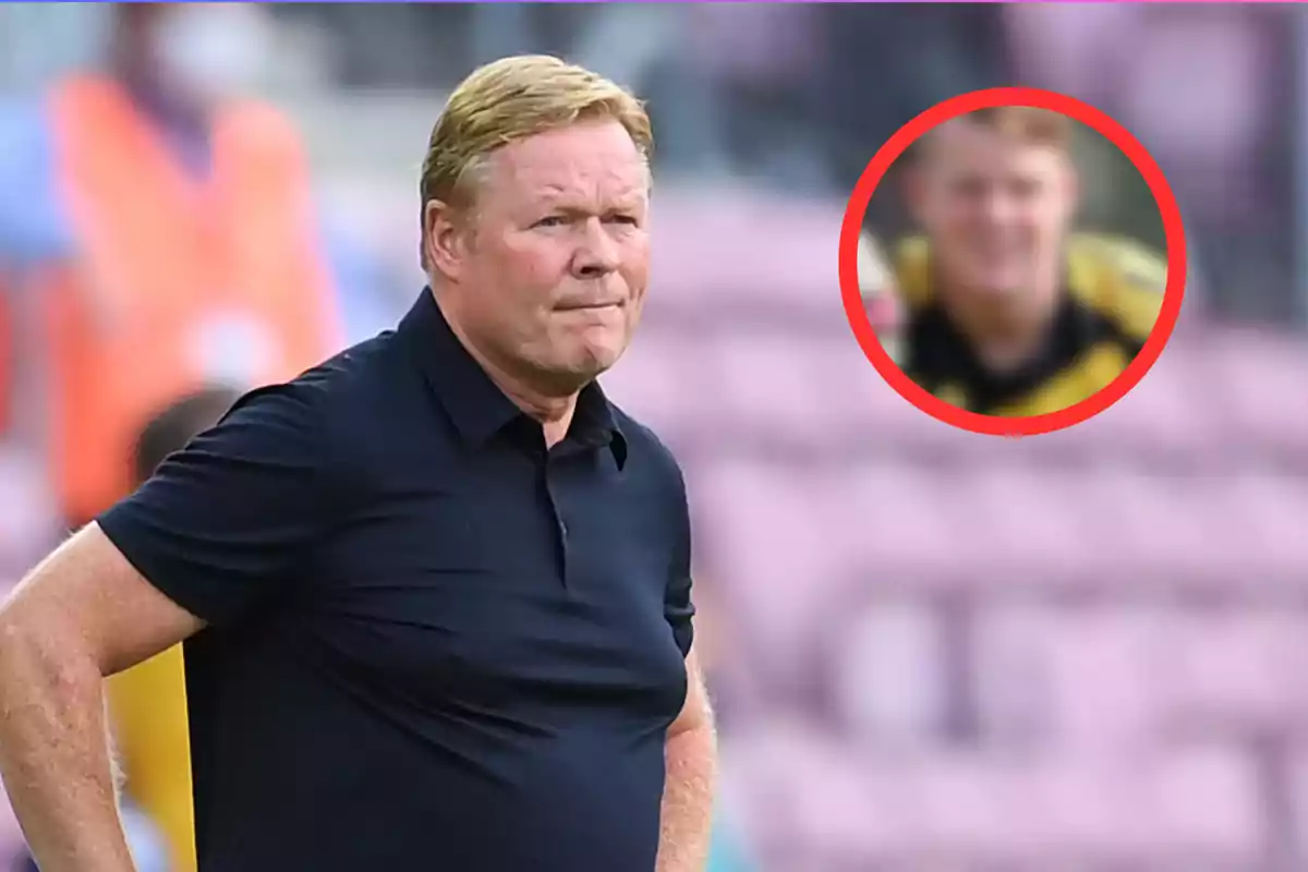 Ronald Koeman y su hijo