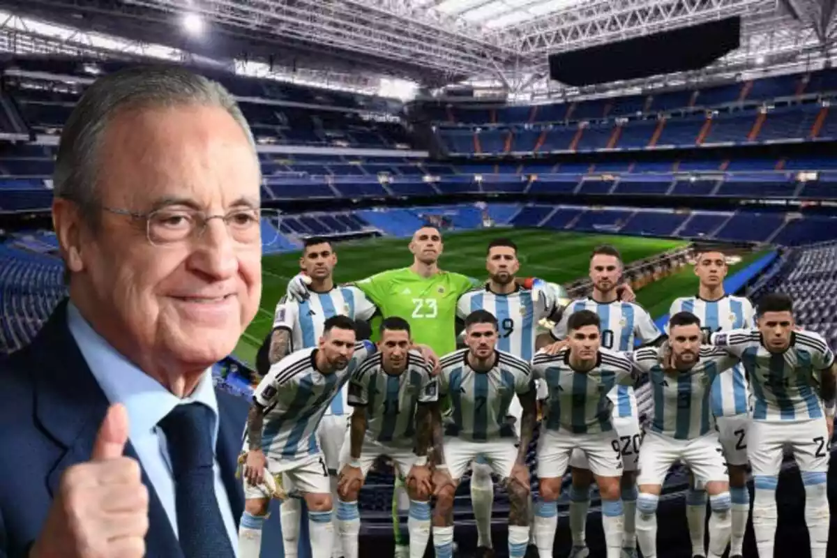 Florentino Pérez y la selección argentina
