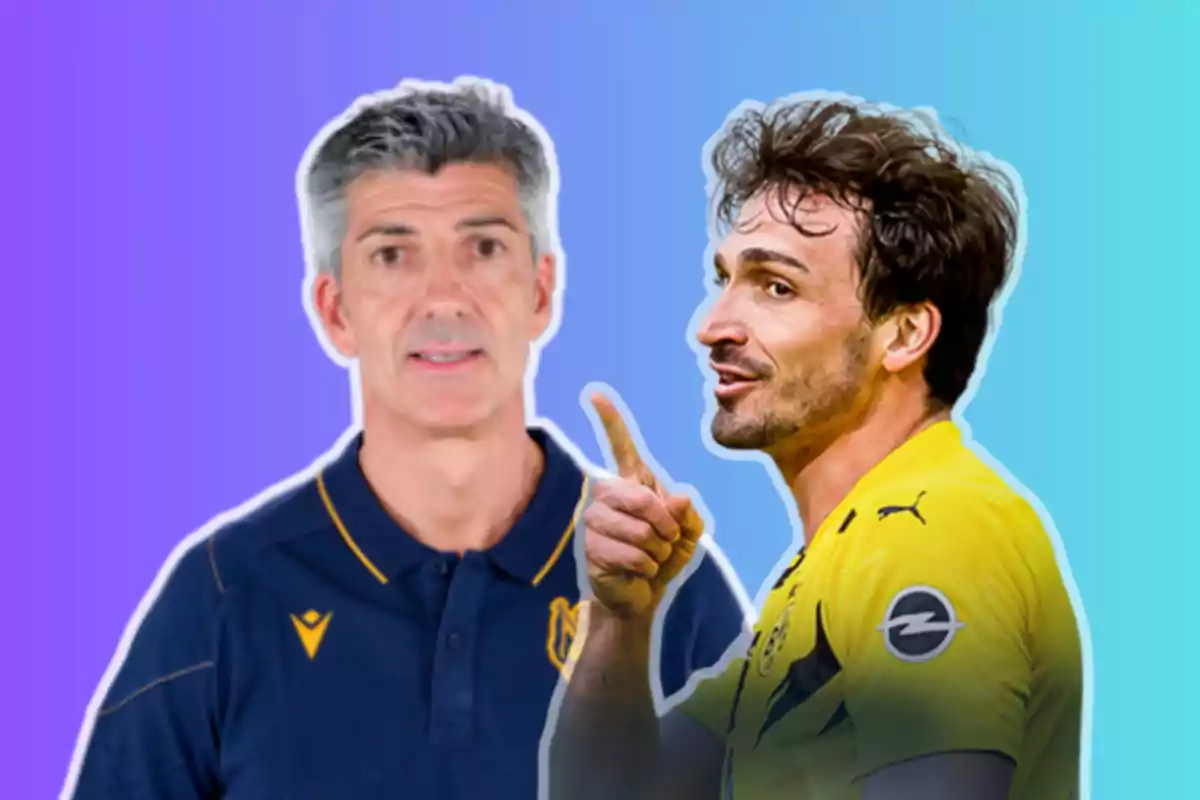 Imanol Alguacil y Mats Hummels