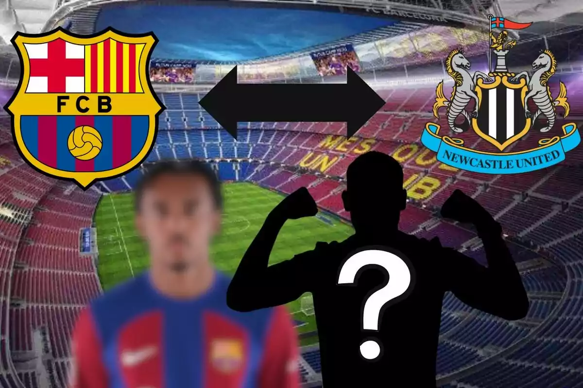 Posible transferencia de un jugador del FC Barcelona al Newcastle United.