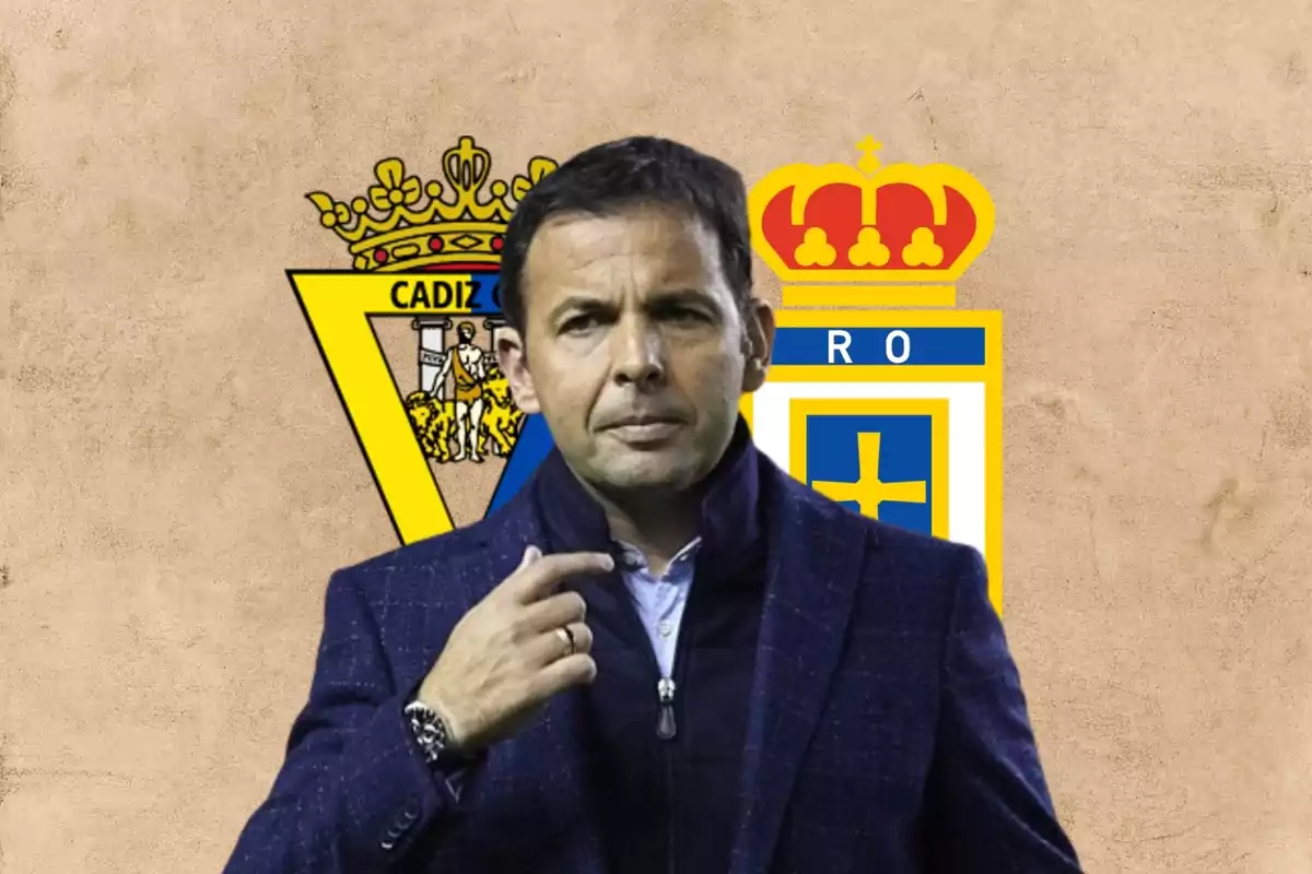 Javier Calleja, entrenador del Real Oviedo