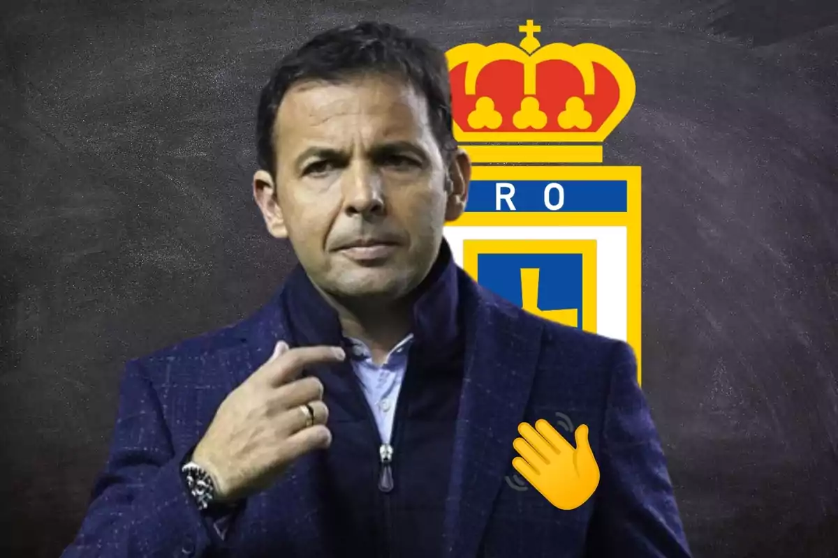 Javier Calleja, entrenador del Real Oviedo