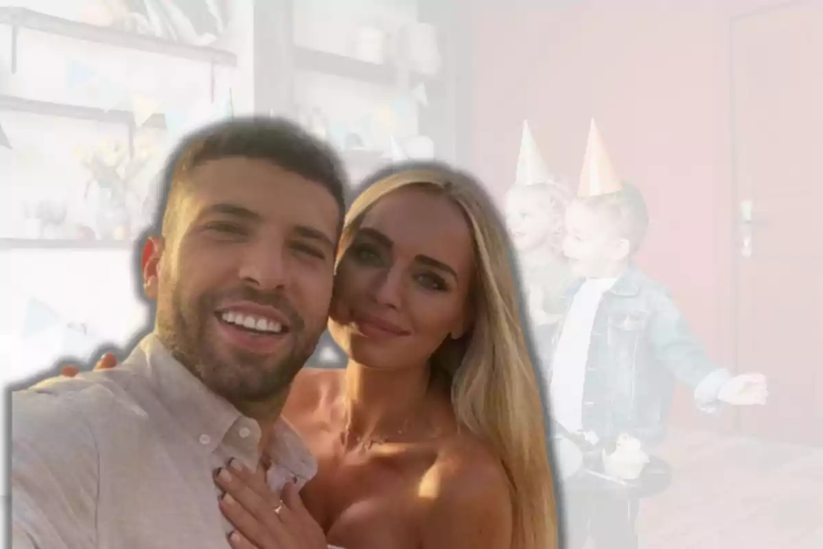 Jordi Alba y su esposa Romarey Ventura