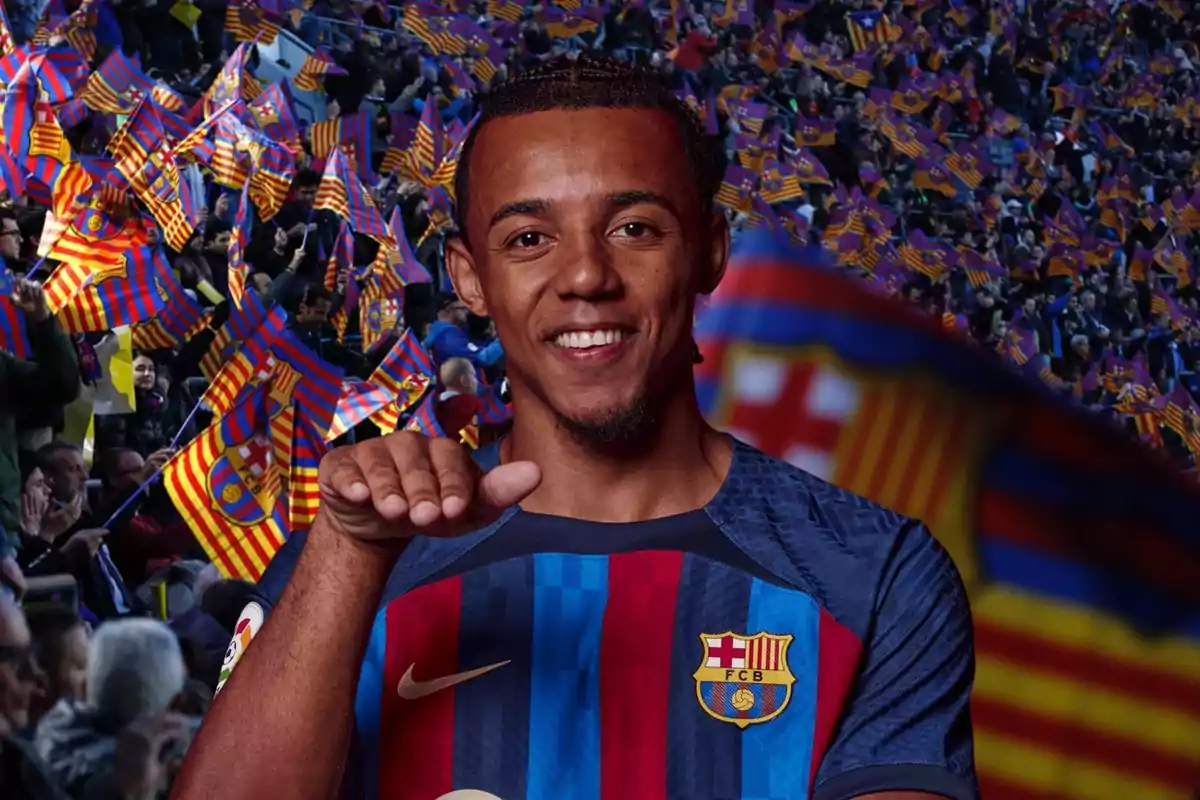 Afición del Barça y Jules Koundé