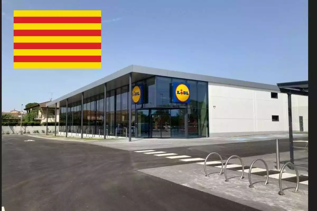 Supermercado de Lidl en Catalunya