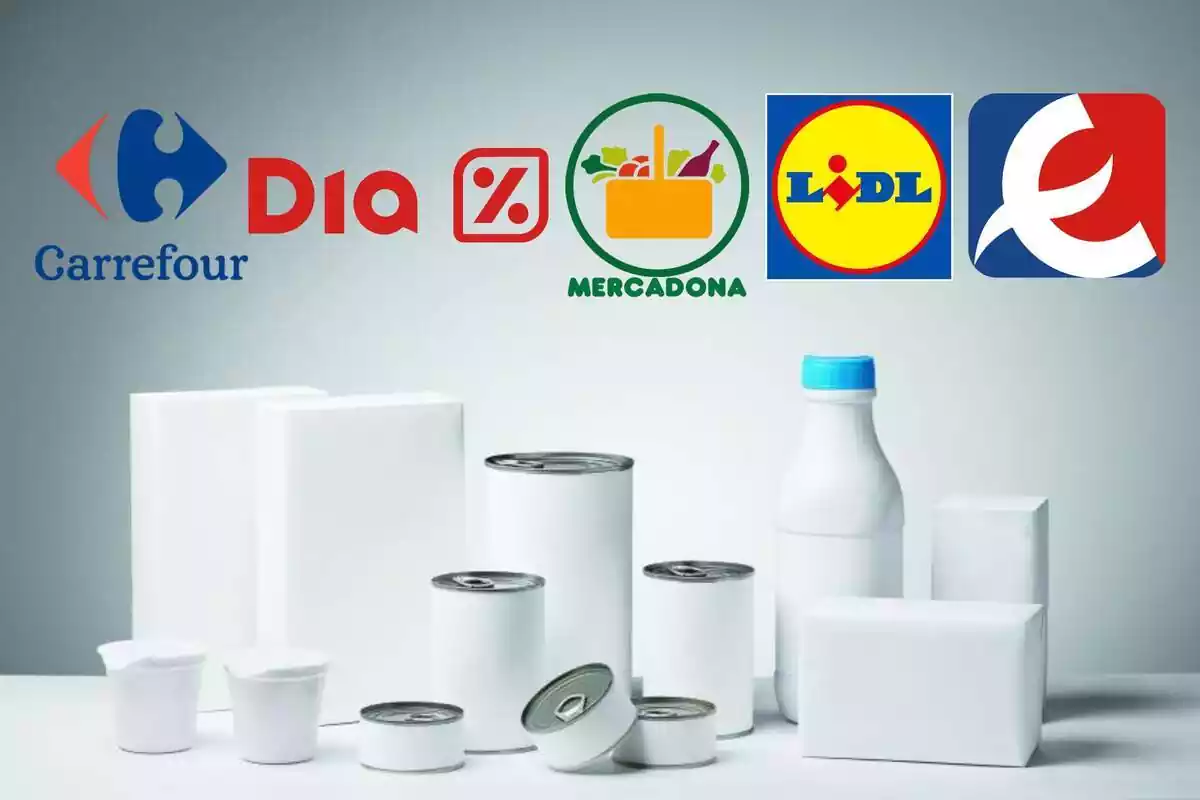 Logos supermercados que venden marca blanca