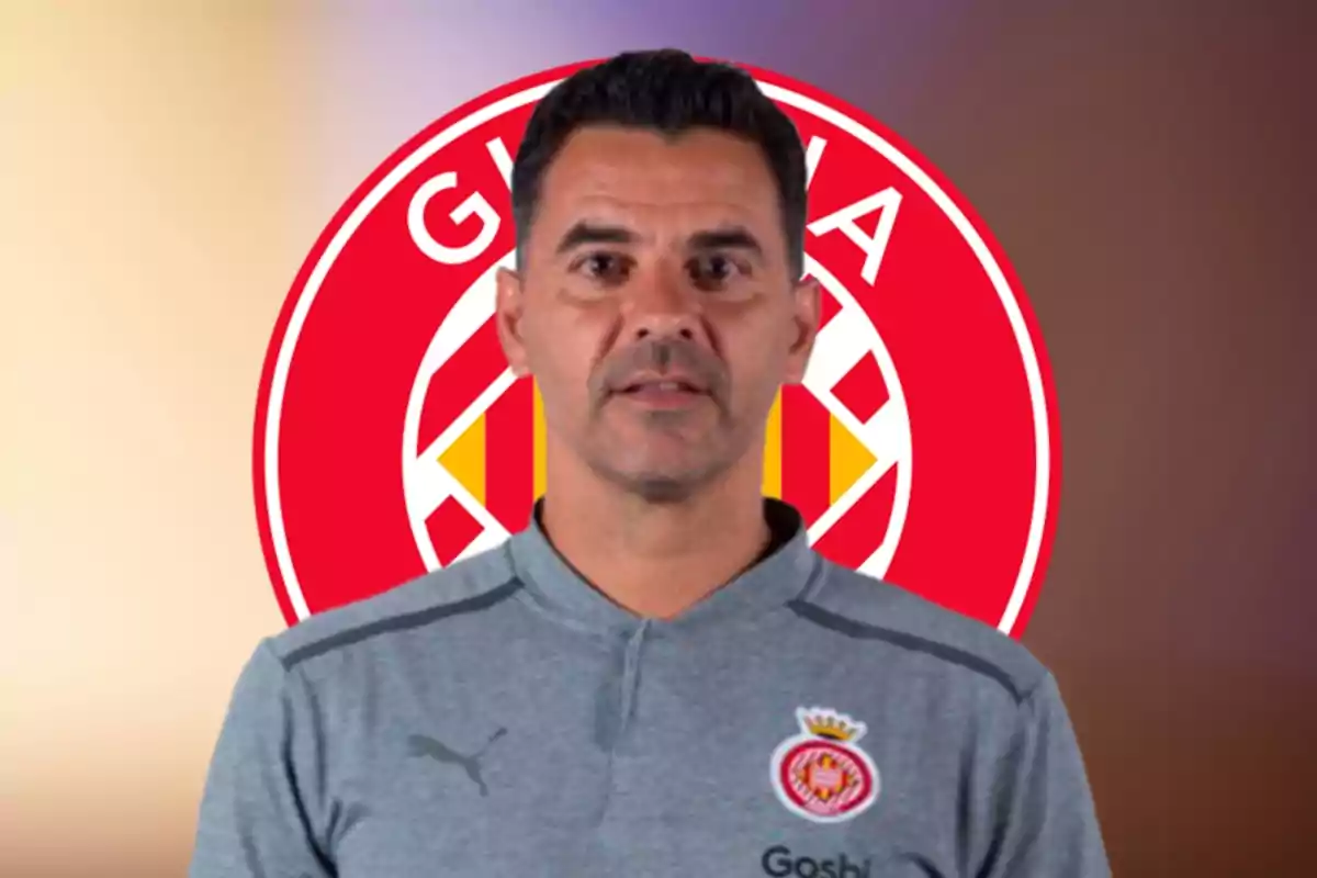 Míchel Sánchez, entrenador del Girona