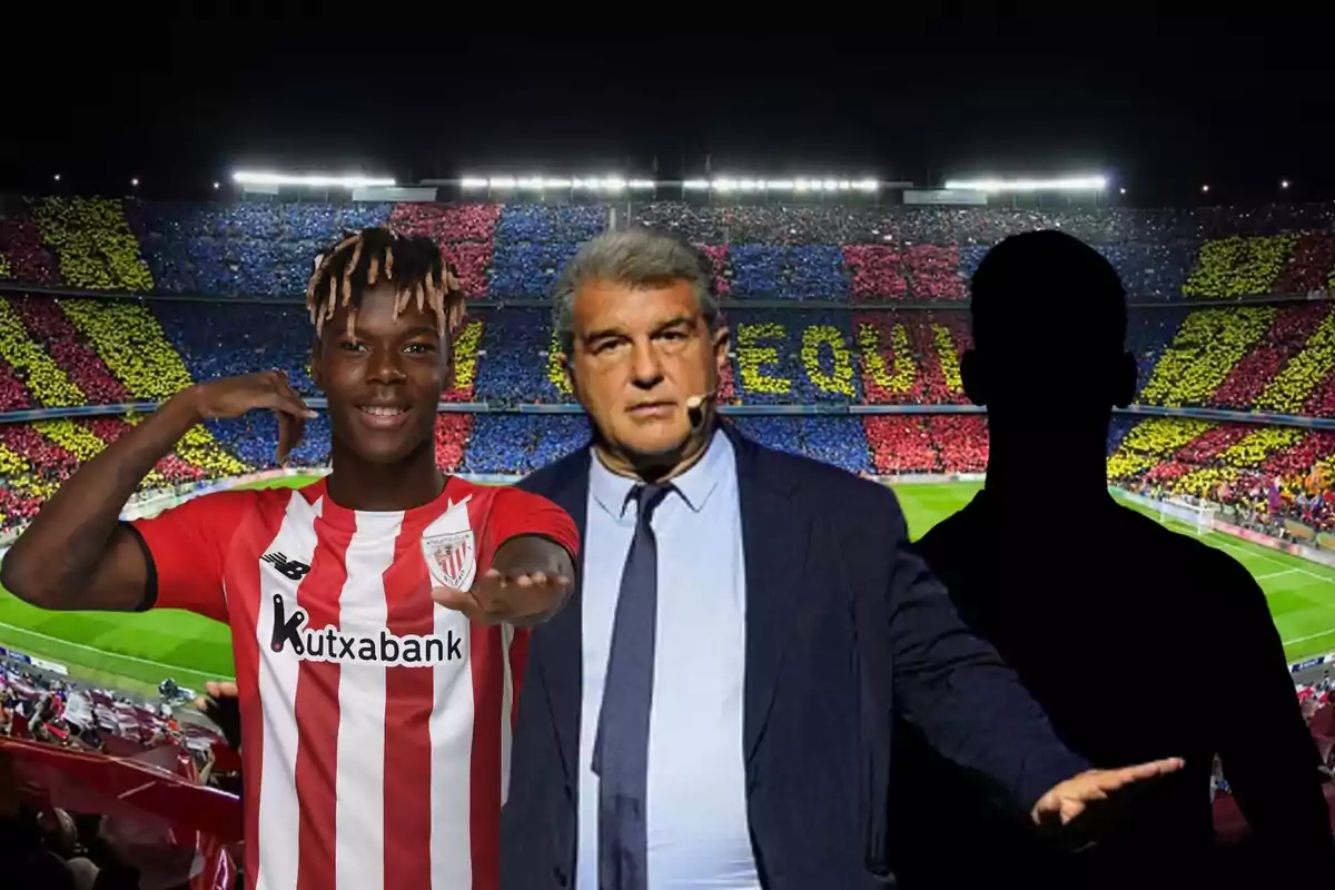 Joan Laporta, Nico Williams y un posible fichaje del Barça